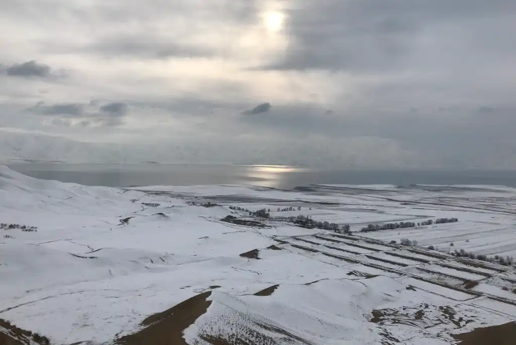 Toktogul town and lake, Kyrgyzstan